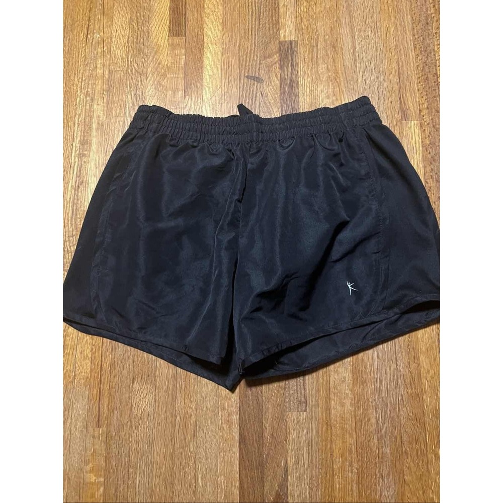 Danskin Now Women‎ Small (4/6) Black Pull On Athletic Running Workout Gym Shorts